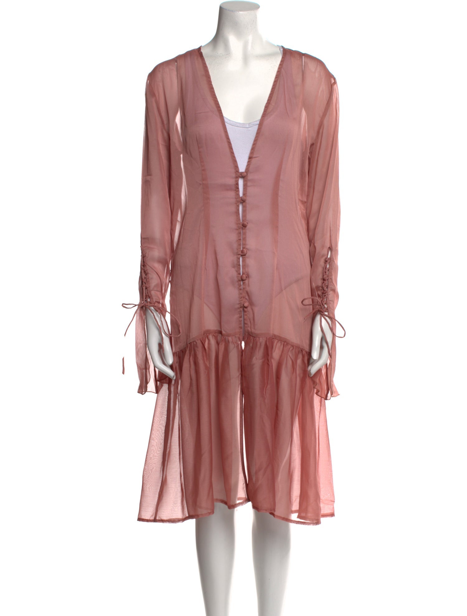 Shani Shemer V-Neck Midi Length Dress