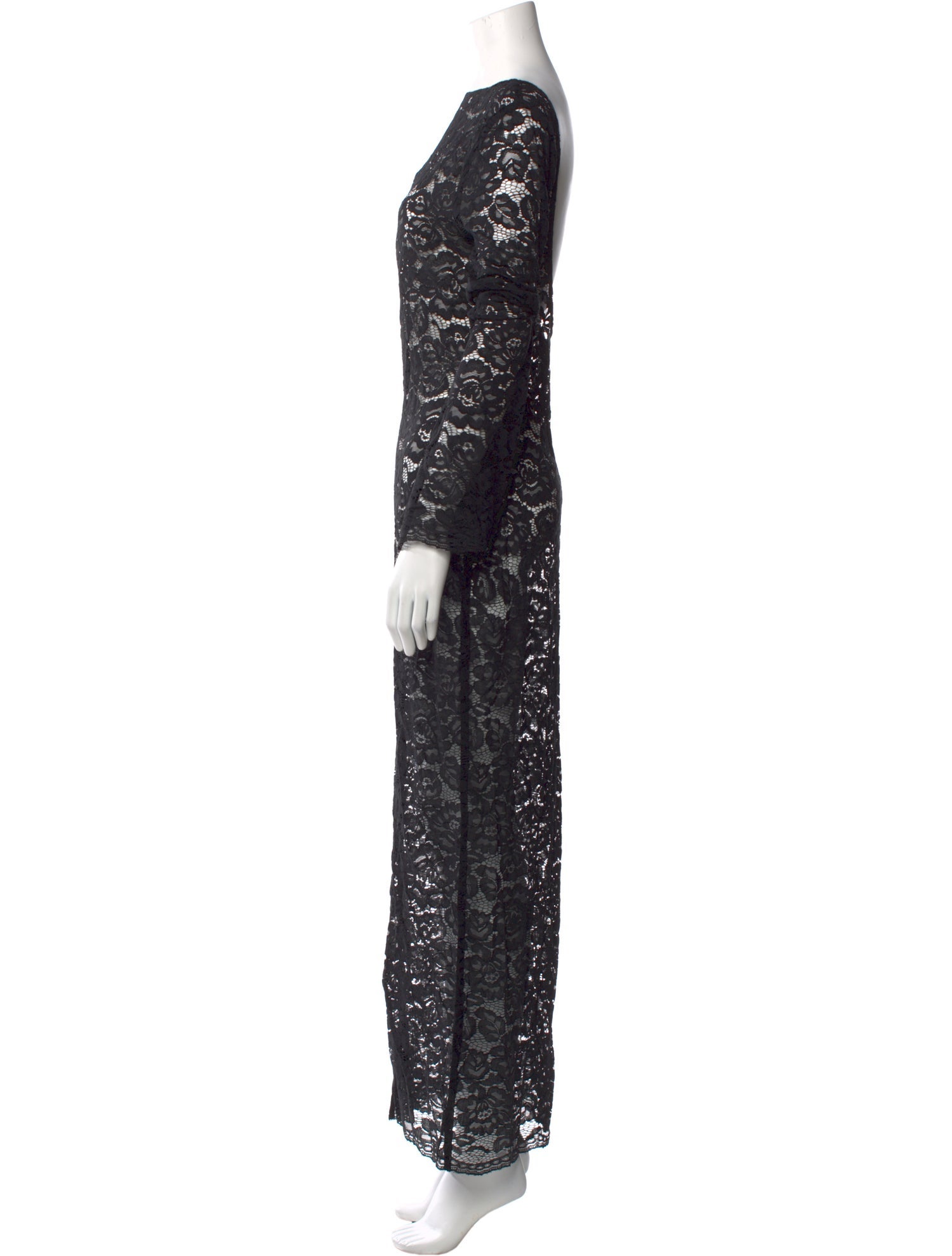 Shani Shemer Lace Pattern Long Dress w/ Tags