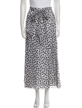 Shani Shemer Silk Midi Length Skirt