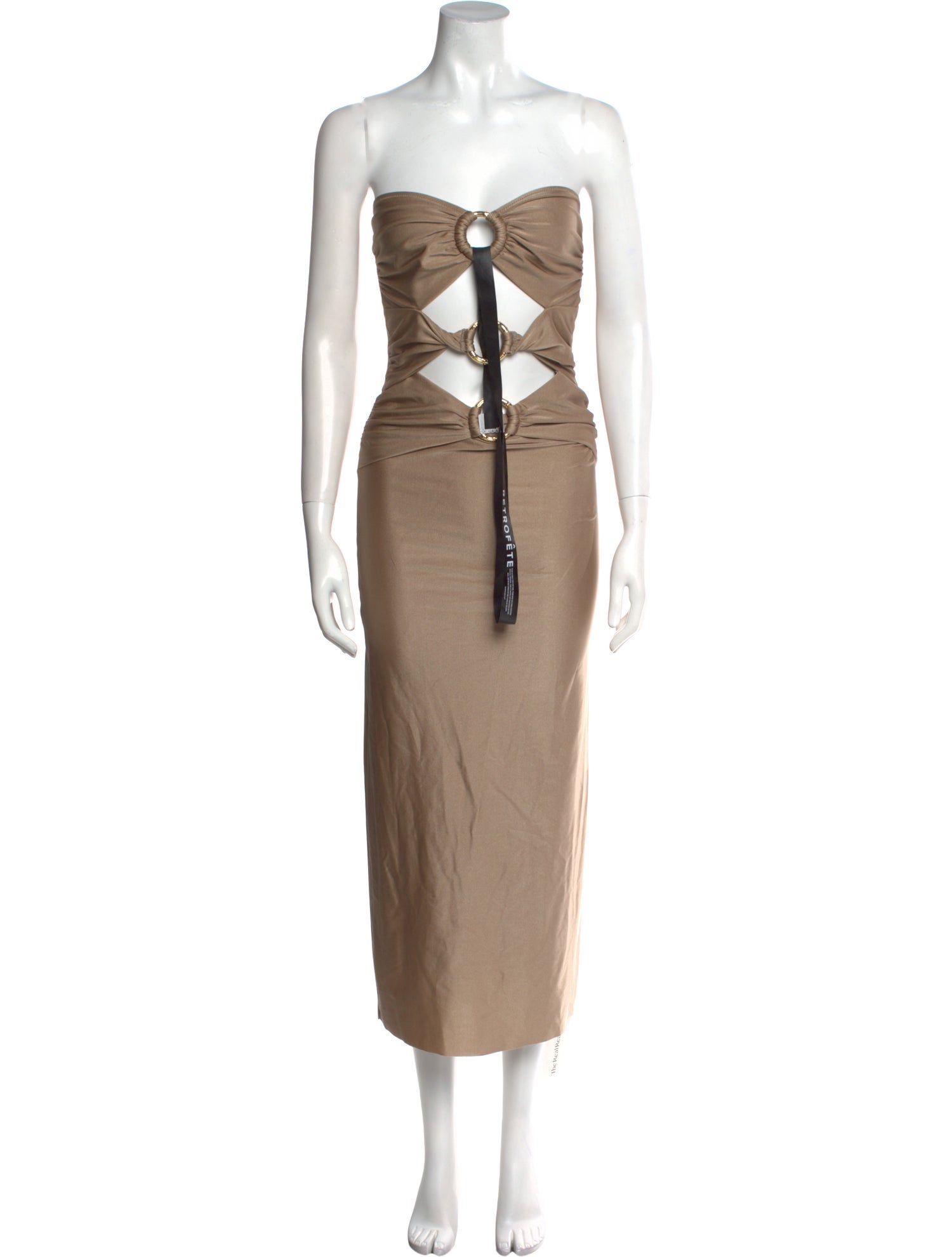 Shani Shemer Strapless Midi Length Dress w/ Tags