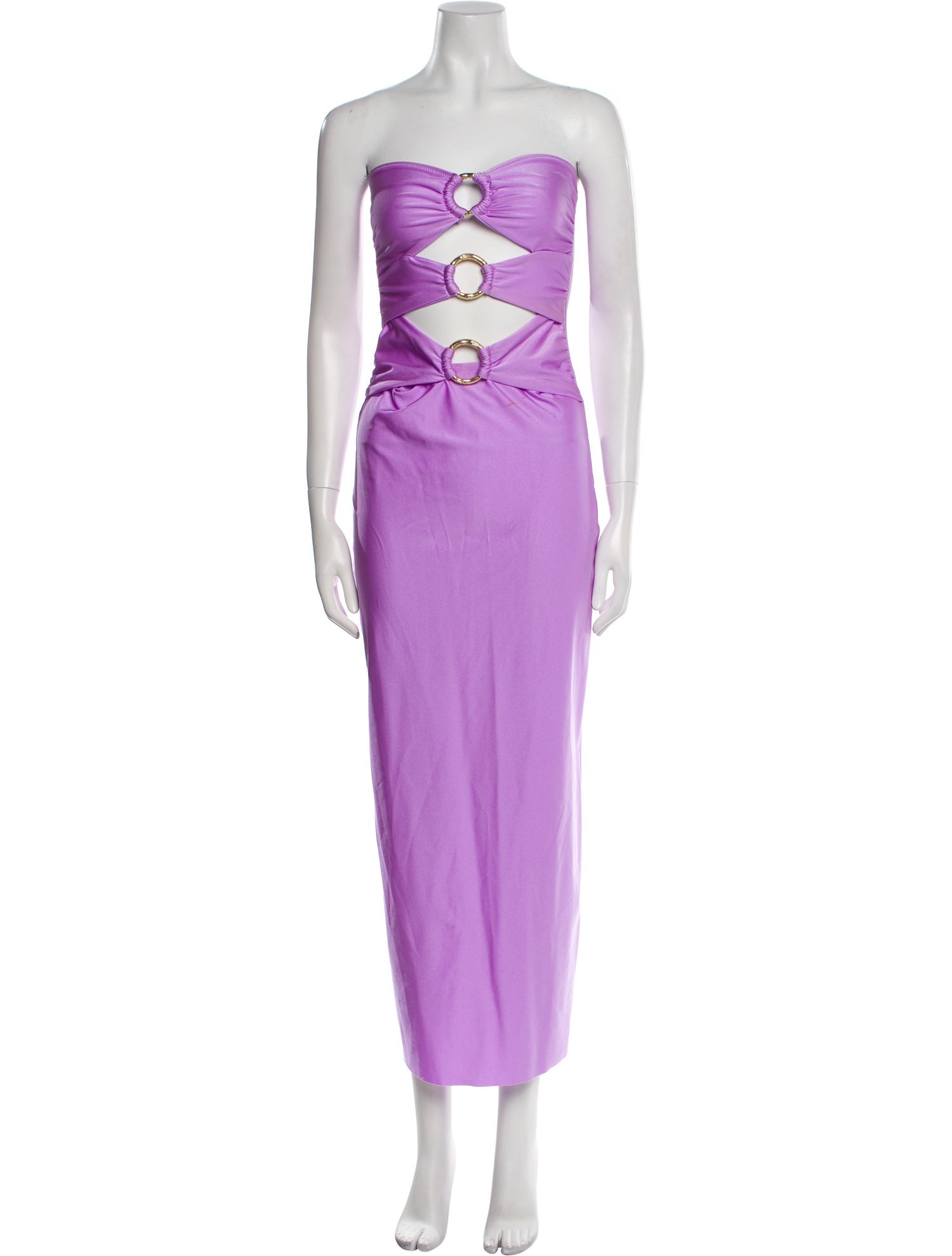 Shani Shemer Strapless Midi Length Dress