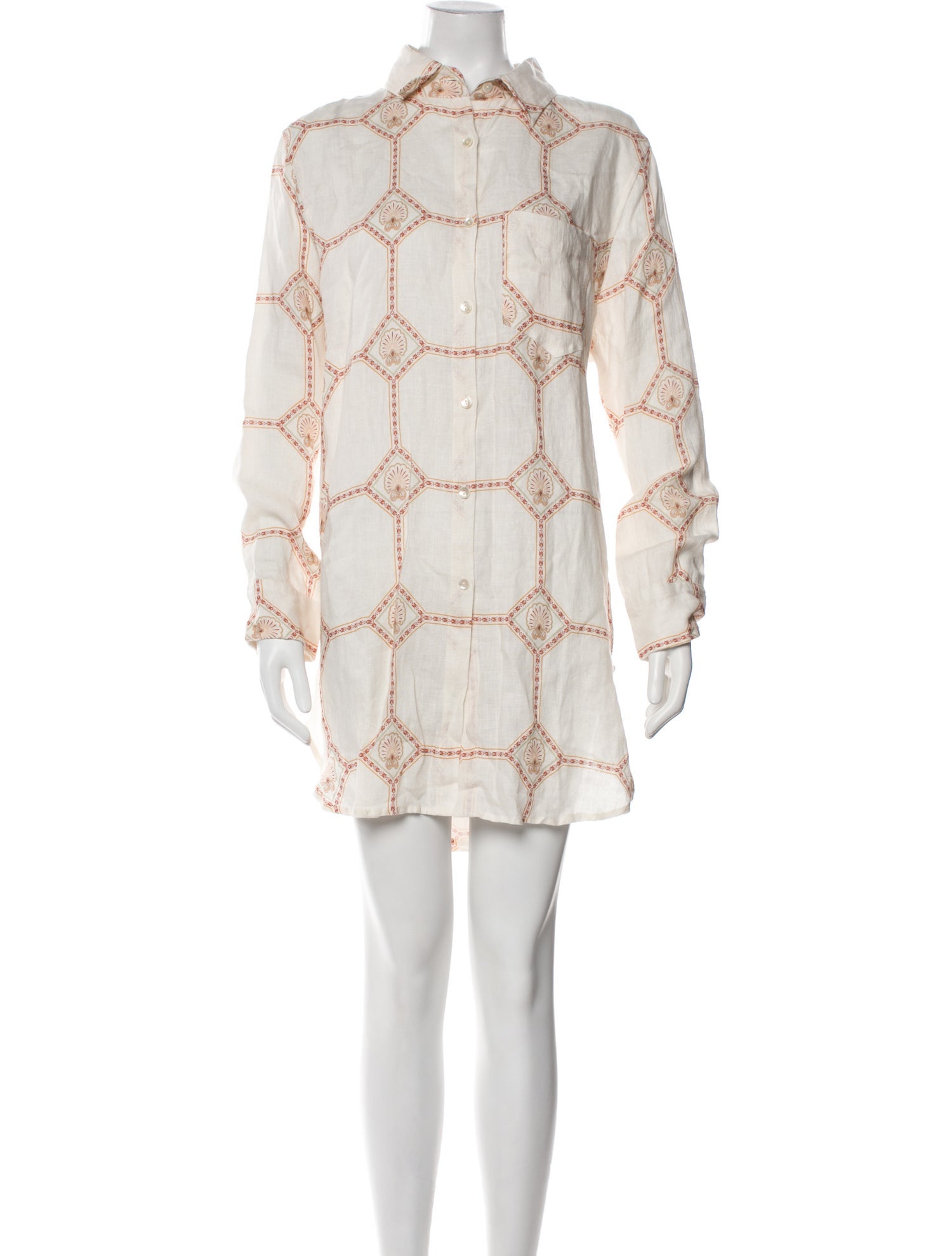 Shani Shemer Linen Mini Dress