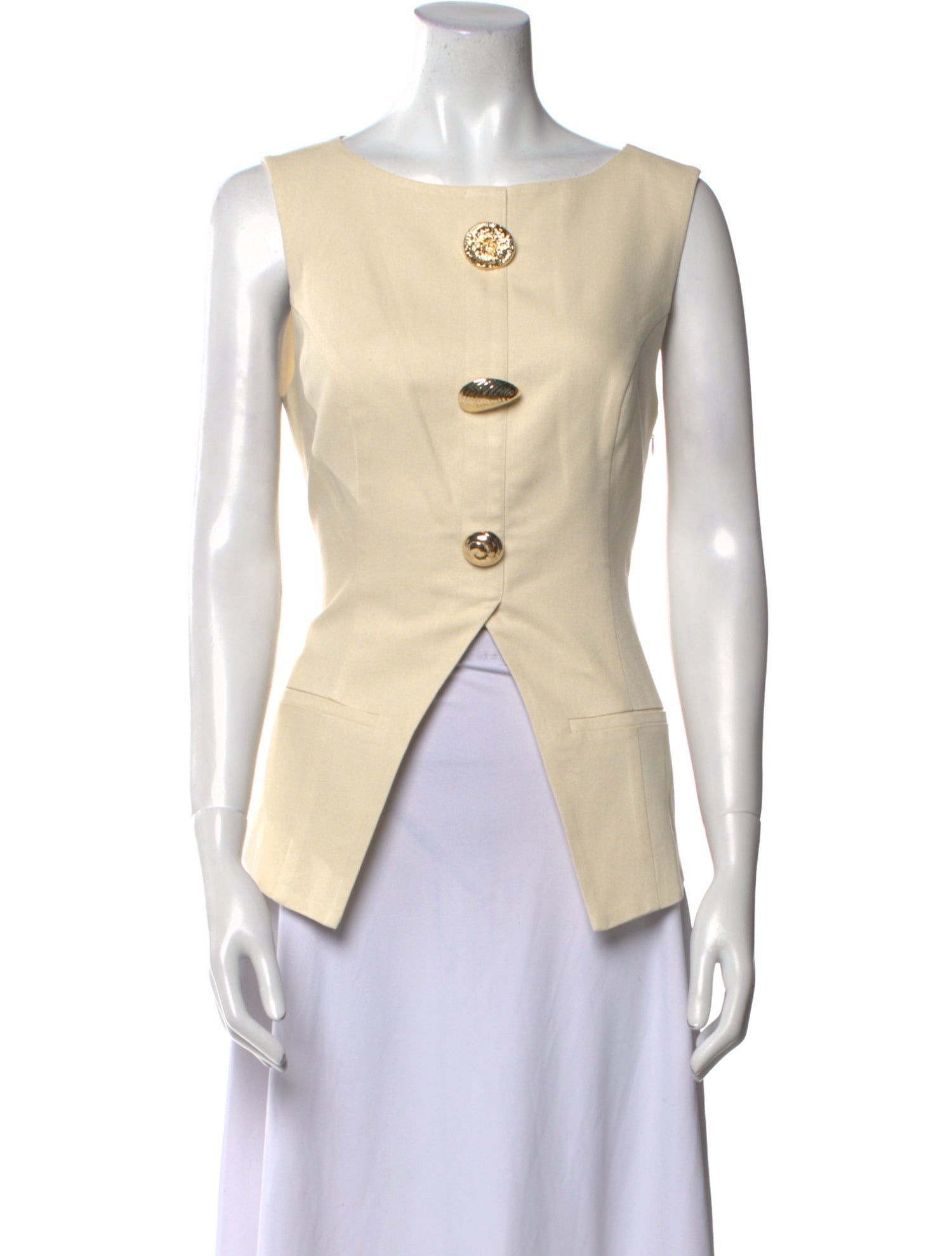 Shani Shemer Scoop Neck Sleeveless Top w/ Tags