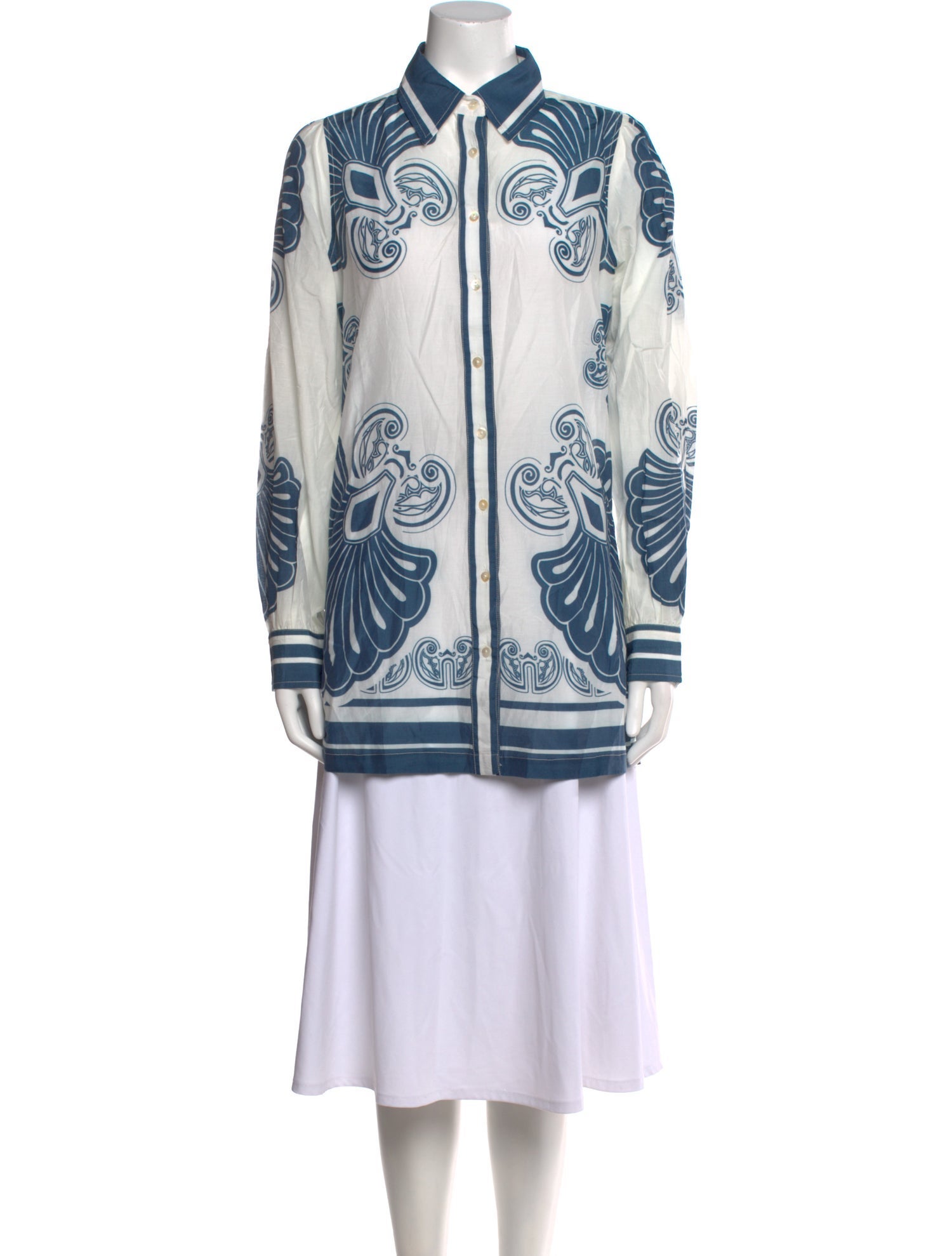 Shani Shemer Paisley Print Long Sleeve Tunic