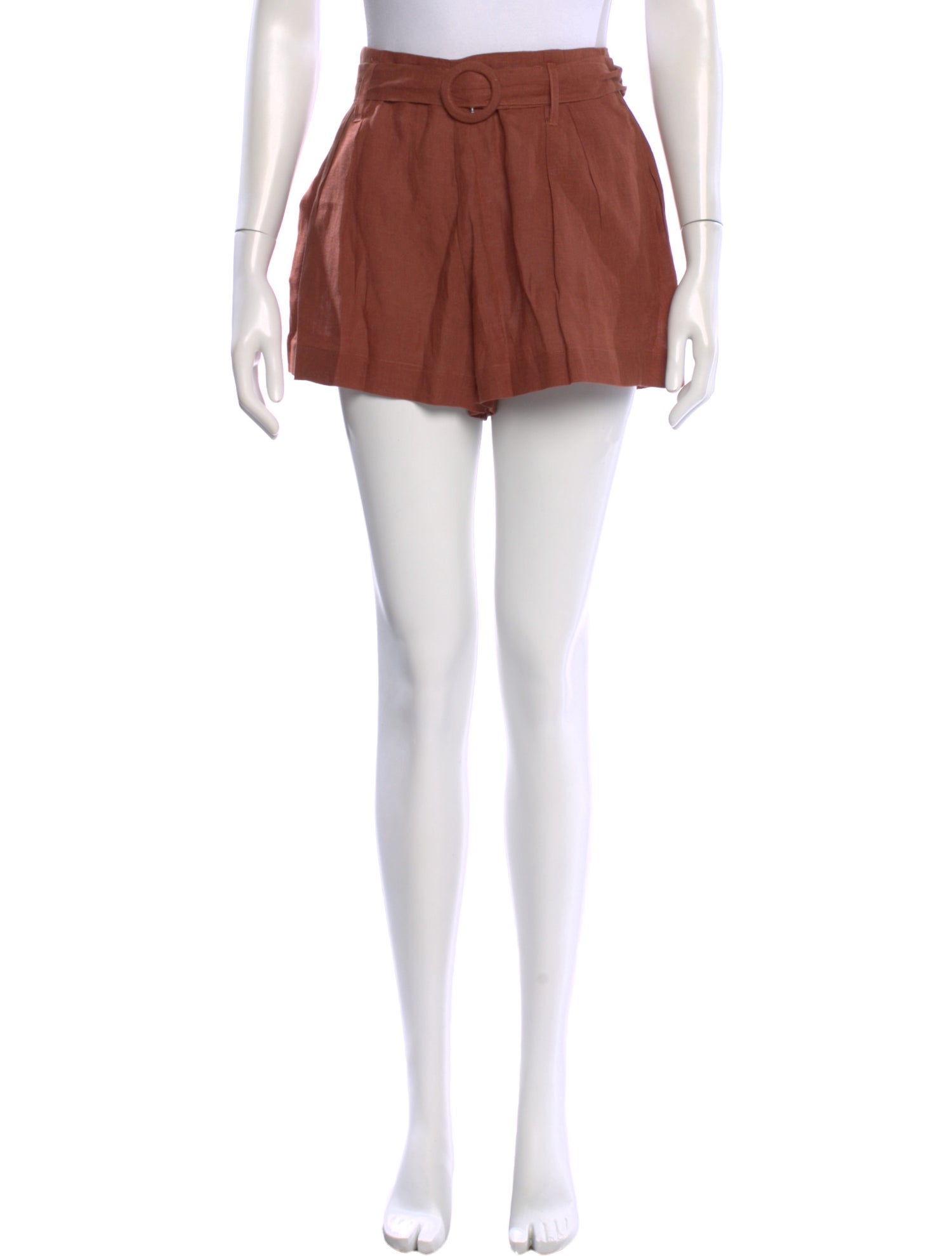 Shani Shemer Linen Mini Shorts