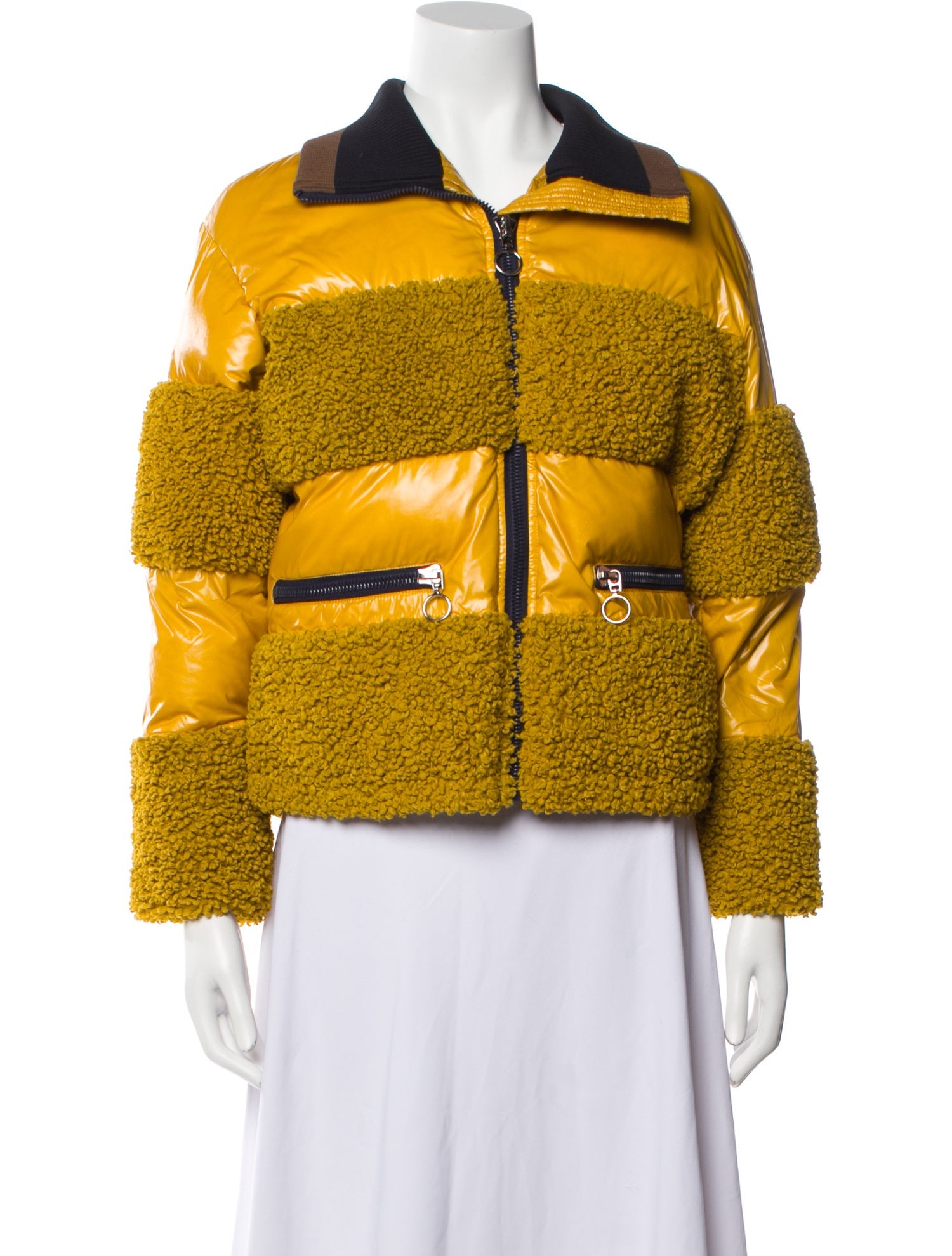 Sosken Striped Down Jacket