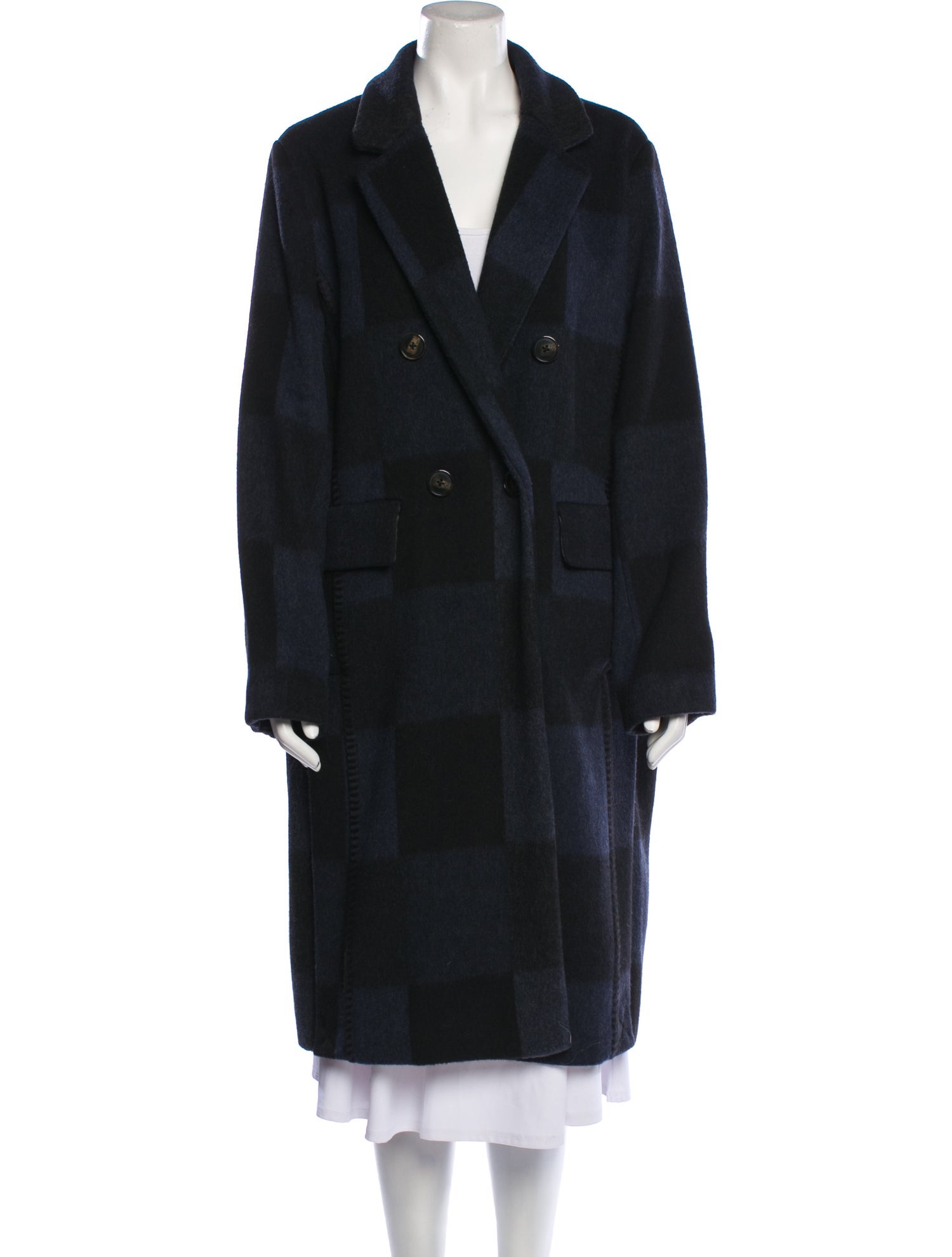Sosken Wool Faux Fur Coat w/ Tags