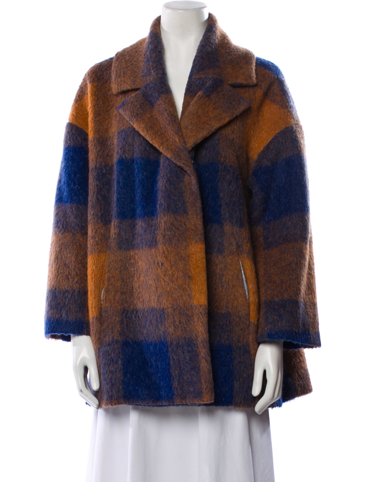 Sosken Plaid Print Jacket