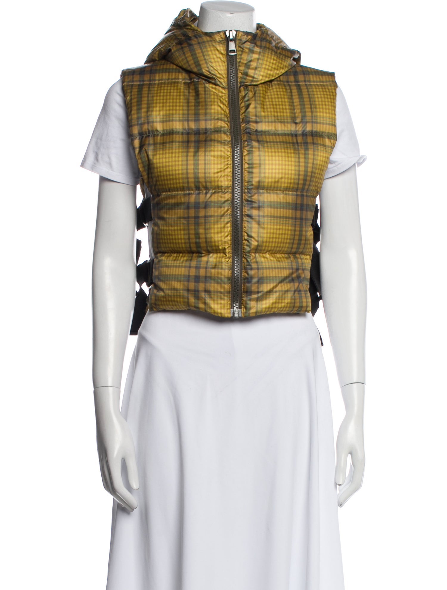 Sosken Plaid Print Vest