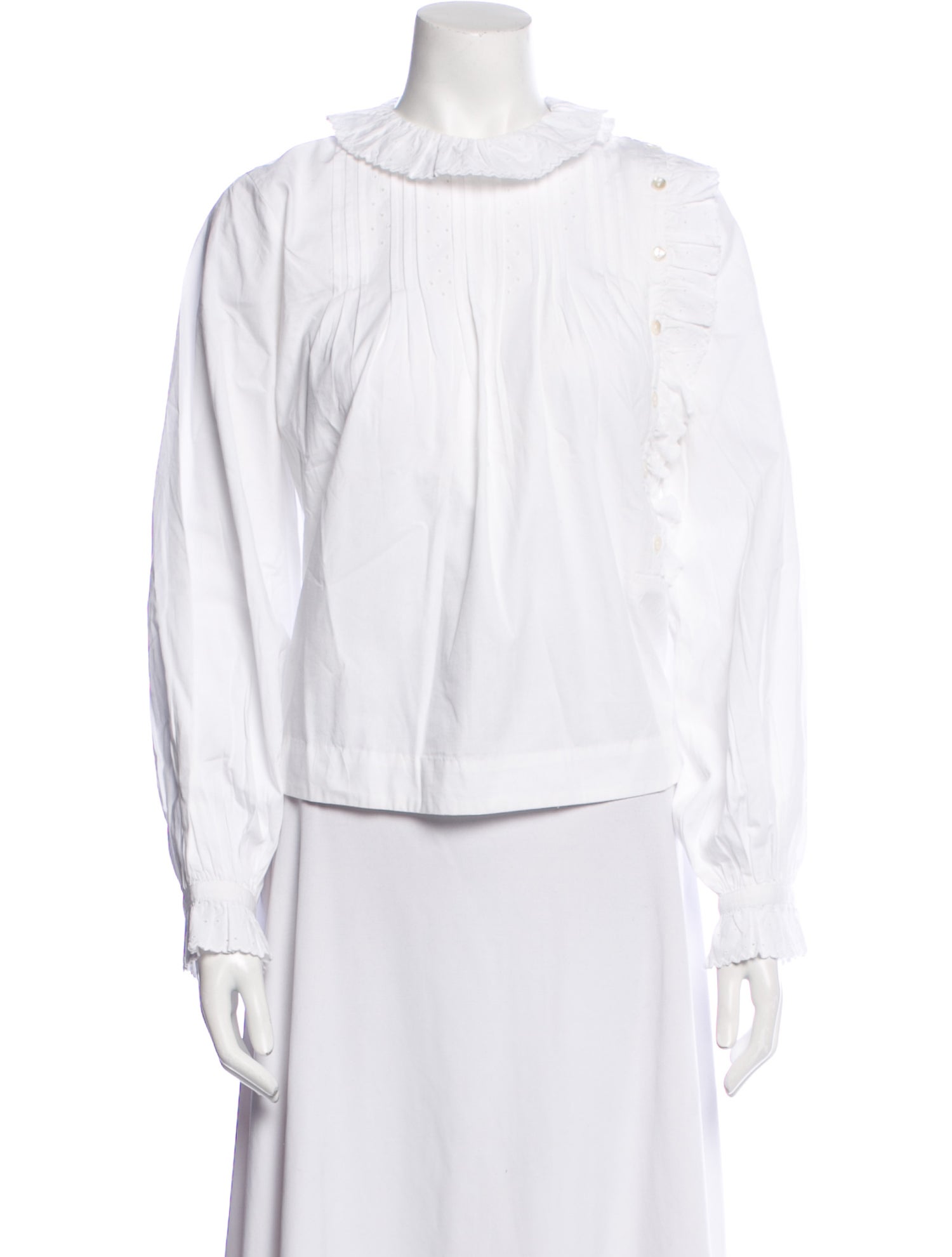 Skall Studio Mock Neck Long Sleeve Blouse w/ Tags