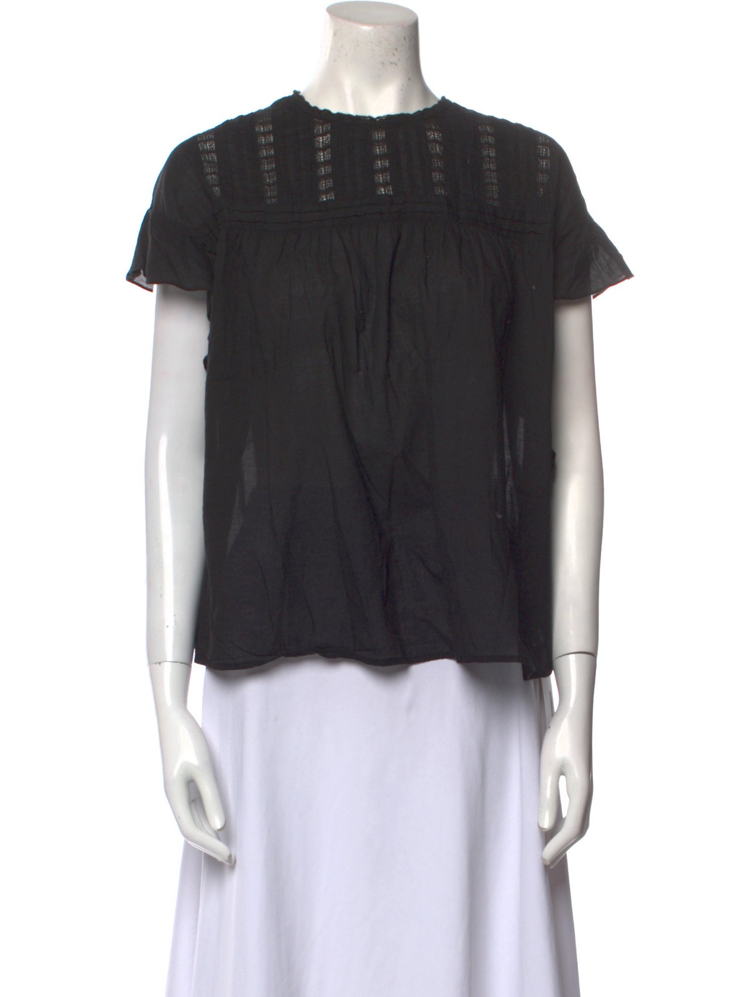 Skall Studio Crew Neck Short Sleeve Blouse