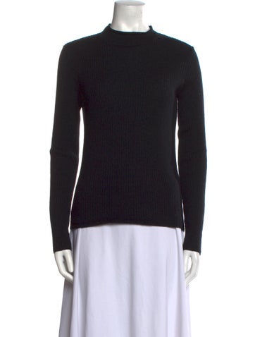 Skall Studio Knitwear Merino Wool Mock Neck Sweater S