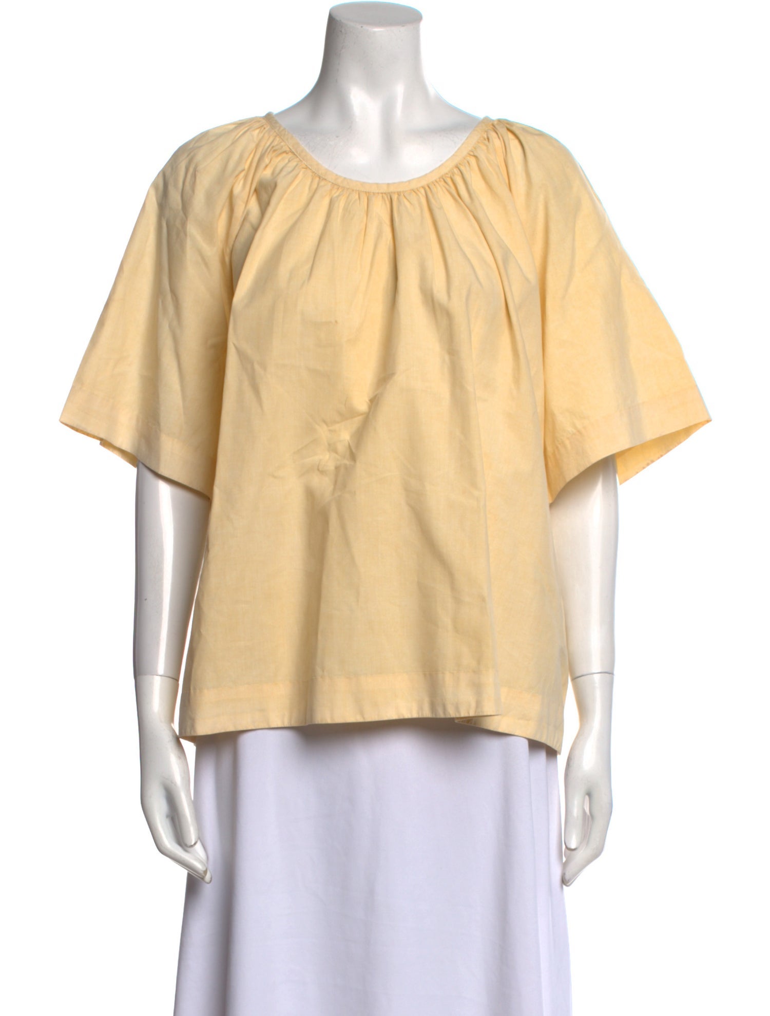 Skall Studio Scoop Neck Short Sleeve Blouse