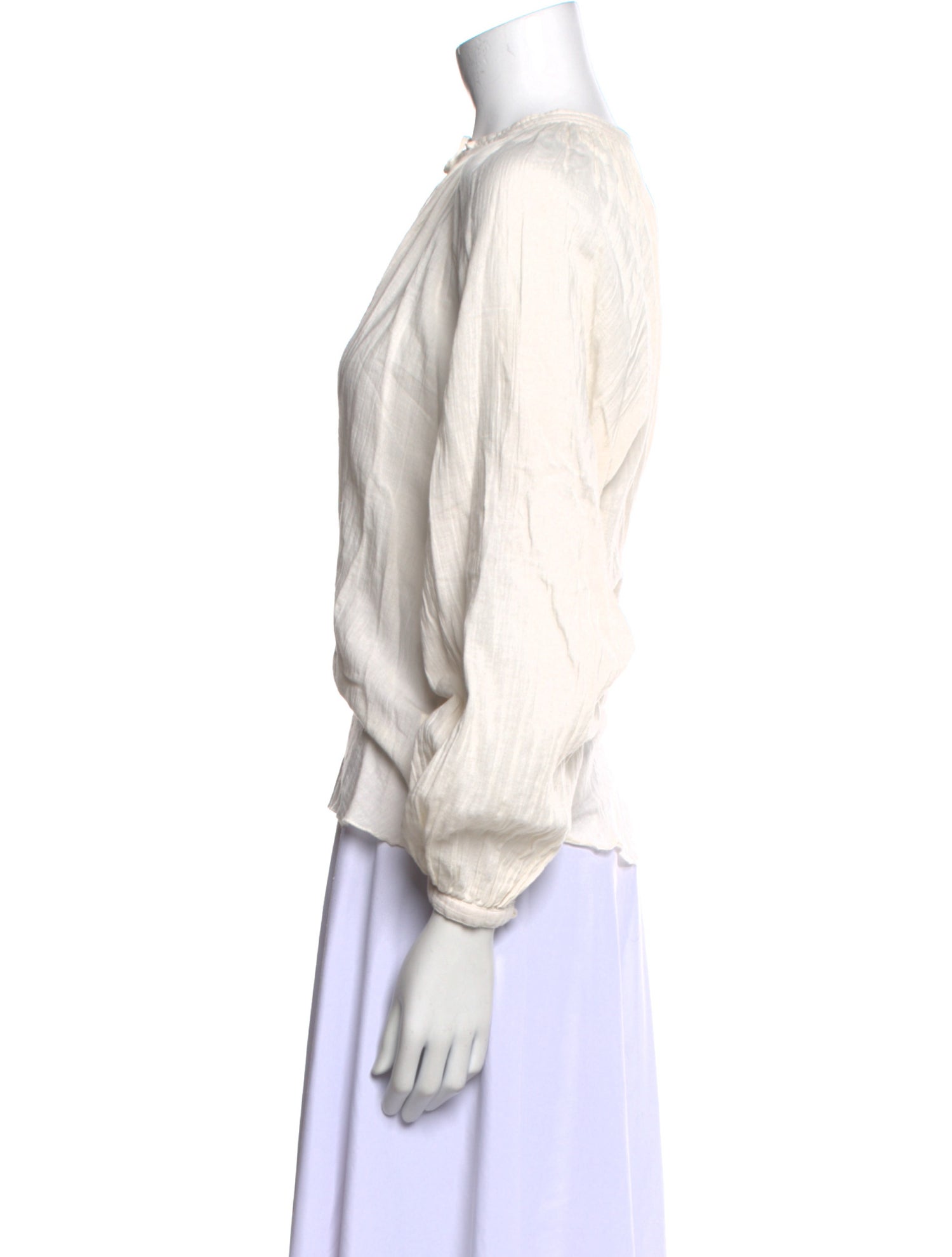 Skall Studio V-Neck Long Sleeve Blouse