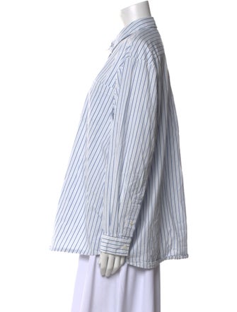Skall Studio Striped Long Sleeve Button-Up Top