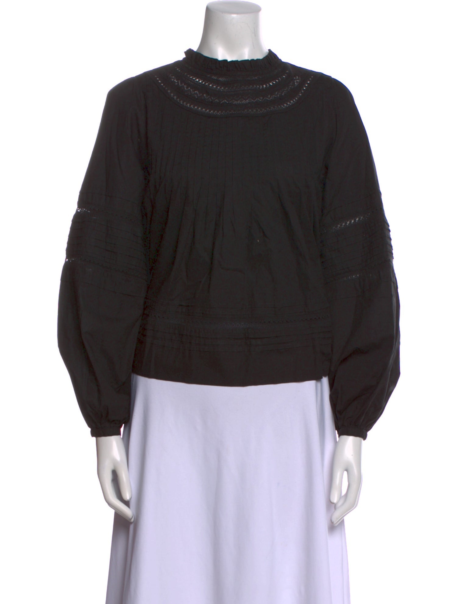 Skall Studio Mock Neck Long Sleeve Sweatshirt