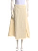 Skall Studio Raw-Edge Trim Midi Length Skirt