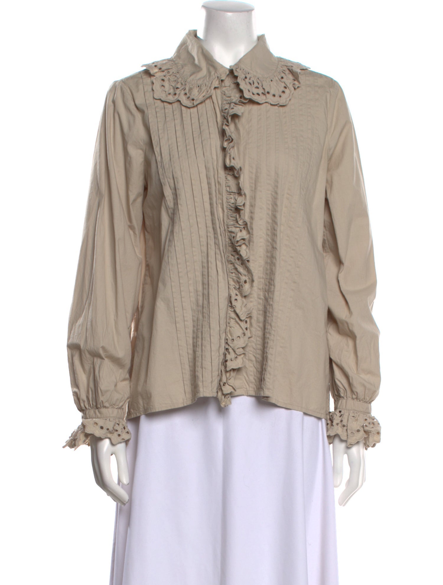 Skall Studio Long Sleeve Button-Up Top