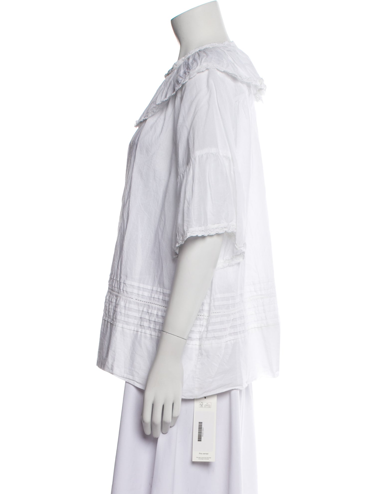 Skall Studio Scoop Neck Short Sleeve Blouse