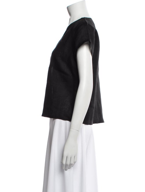 Skall Studio Linen V-Neck Top