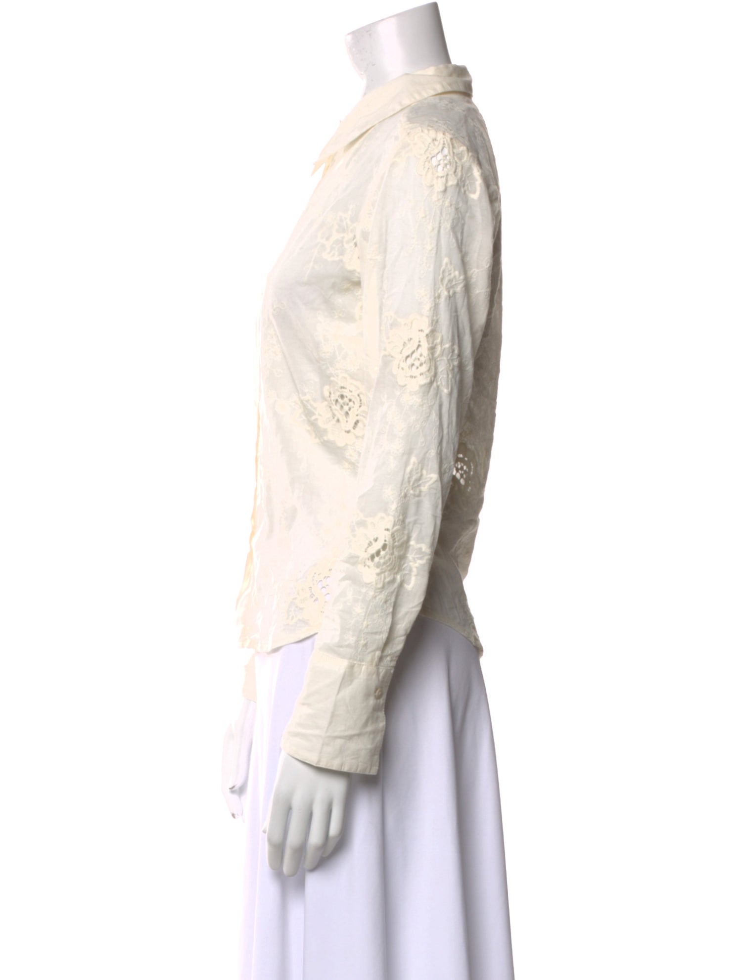 Skall Studio Long Sleeve Button-Up Top