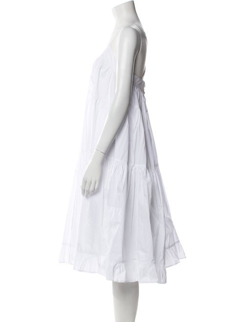 Secular.Lab Square Neckline Midi Length Dress