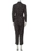 Rebecca Taylor Printed V-Neck Jumpsuit