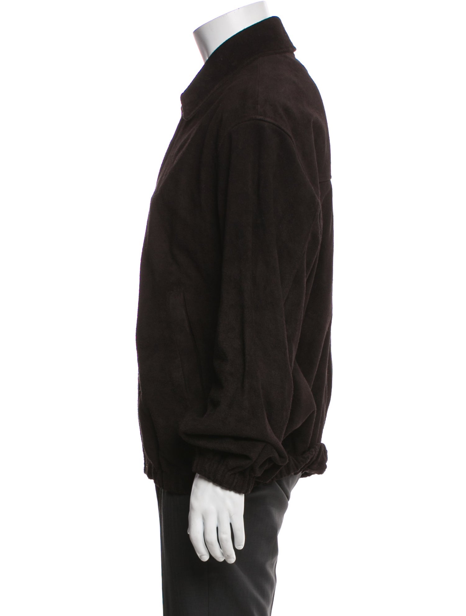 ssstein Leather Overcoat