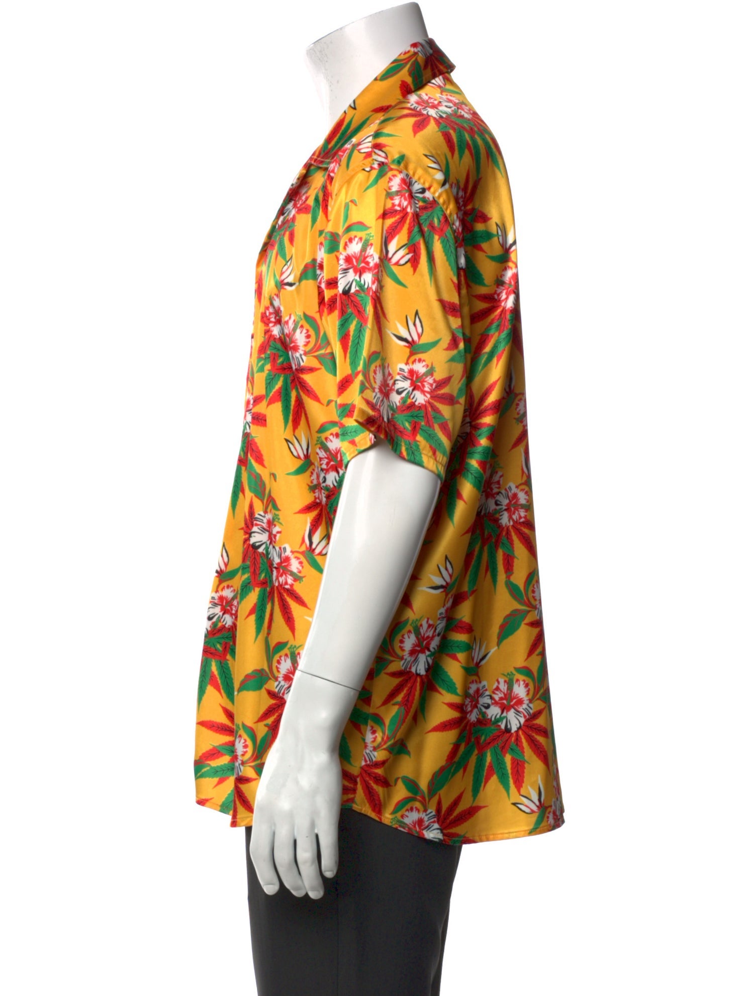 SSS World Corp. Floral Print Short Sleeve Shirt