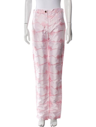 Saint Sintra Printed Straight Leg Pants