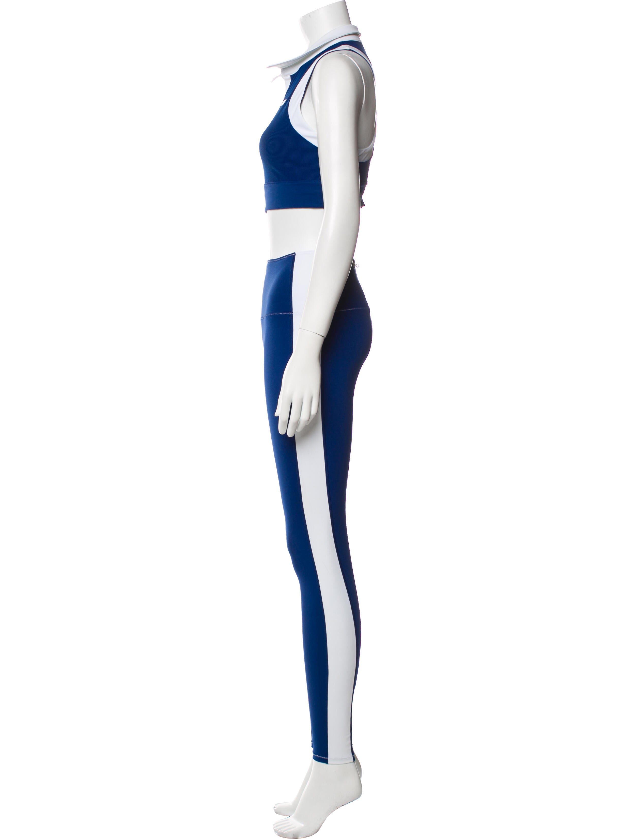 Solid & Striped Sport Pant Set