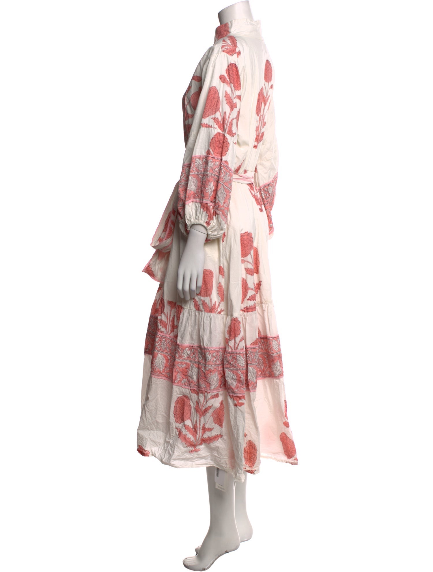 Sue Sartor Floral Print Long Dress