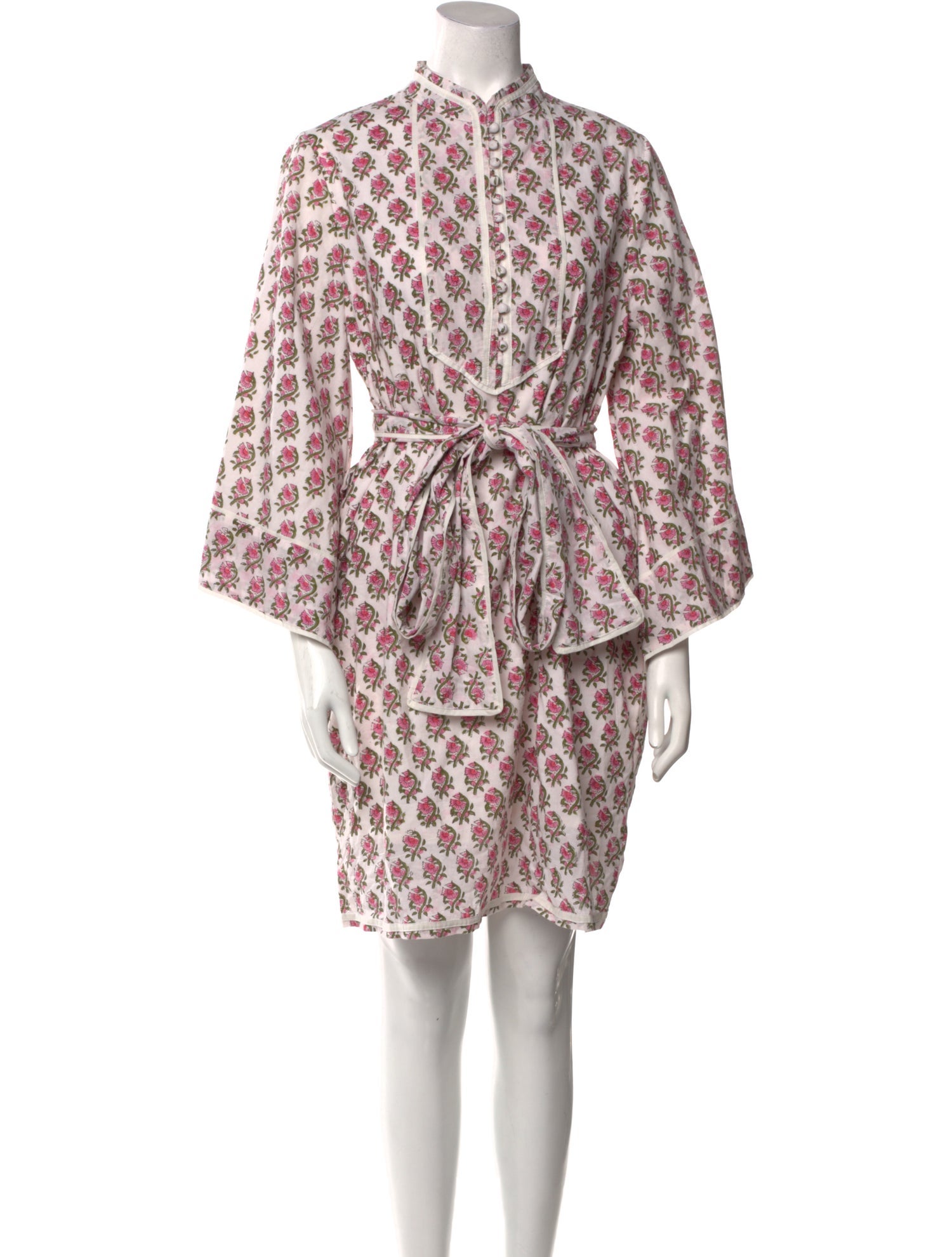 Sue Sartor Printed Knee-Length Dress