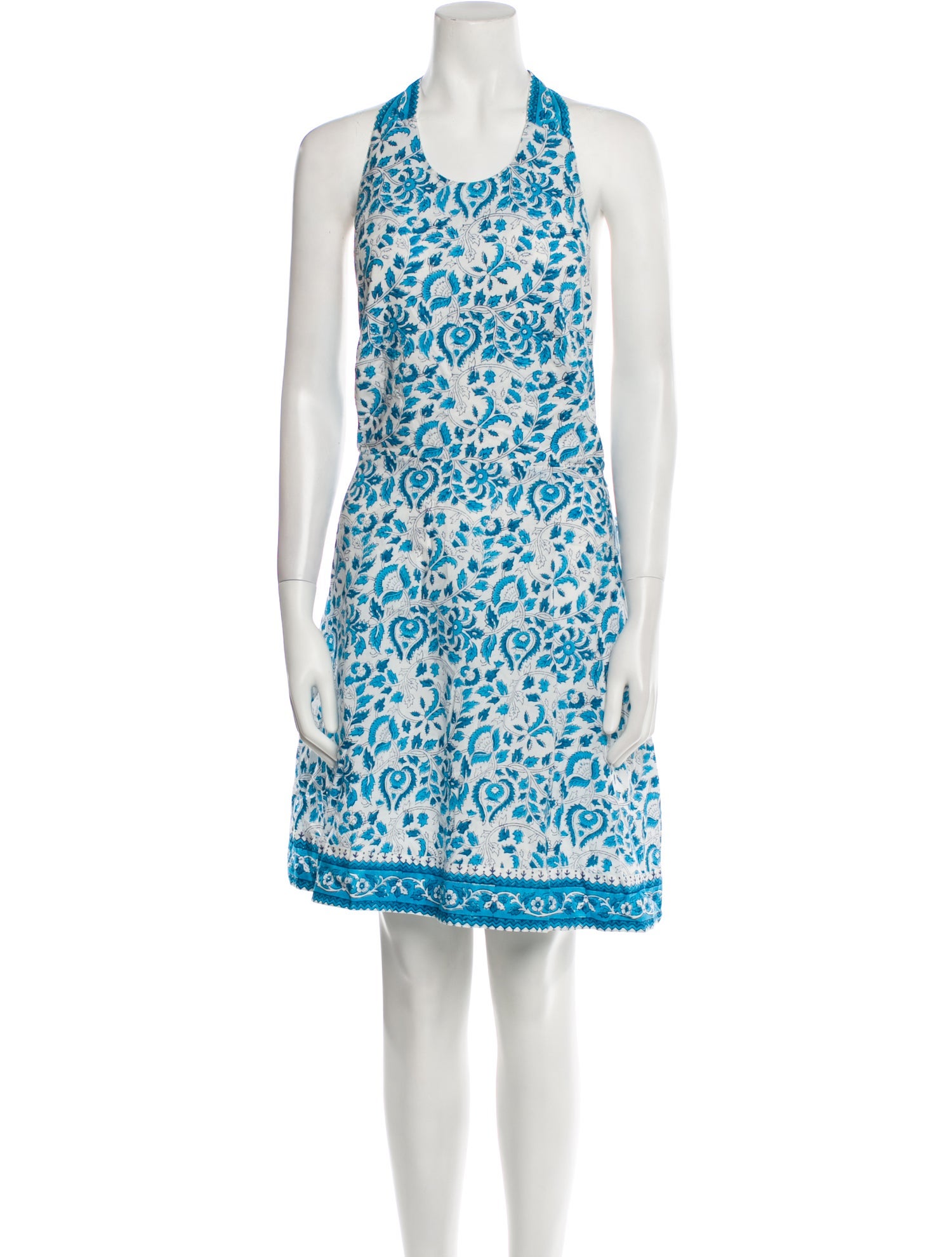 Sue Sartor Printed Knee-Length Dress