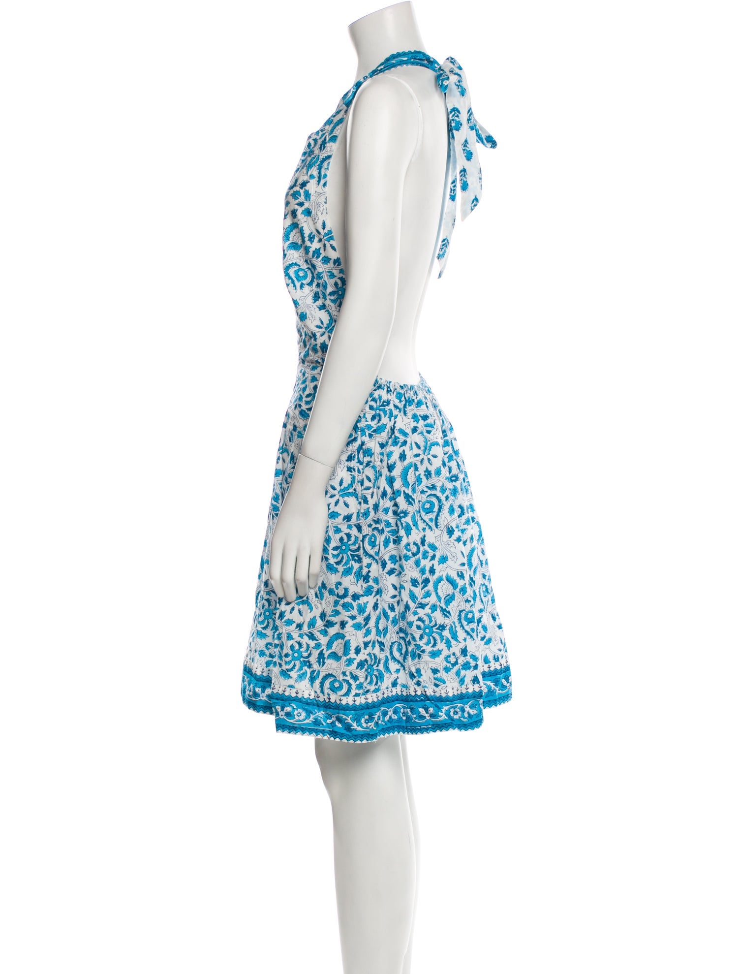 Sue Sartor Printed Knee-Length Dress