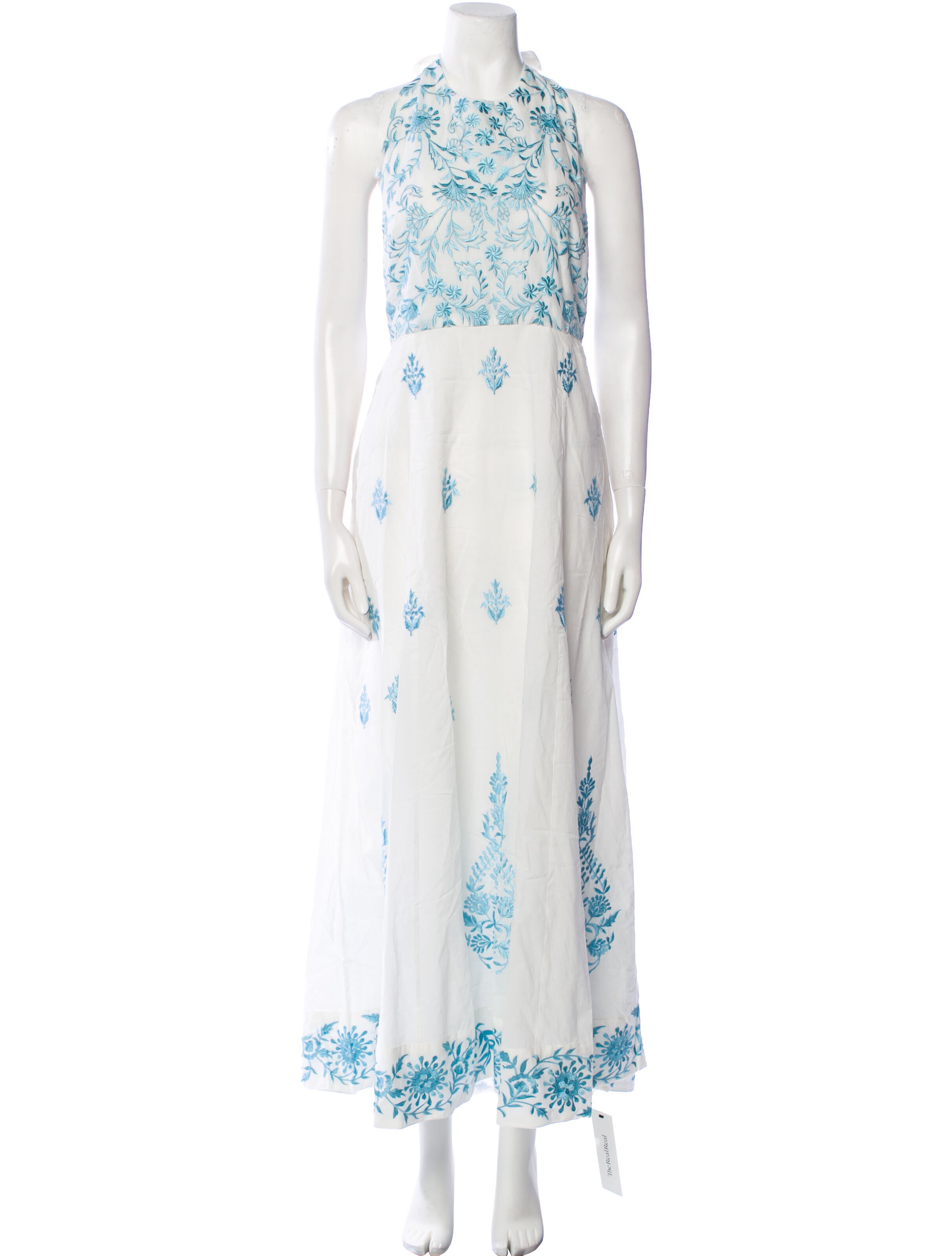 Sue Sartor Floral Print Long Dress