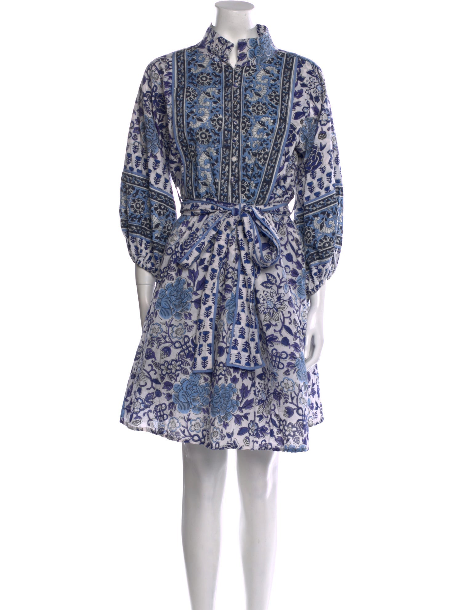 Sue Sartor Printed Mini Dress