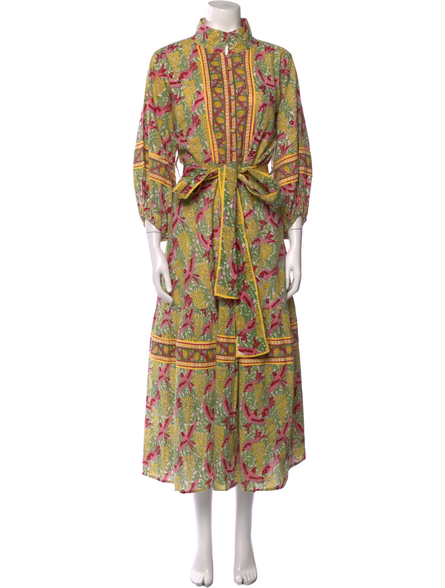 Sue Sartor Paisley Print Long Dress