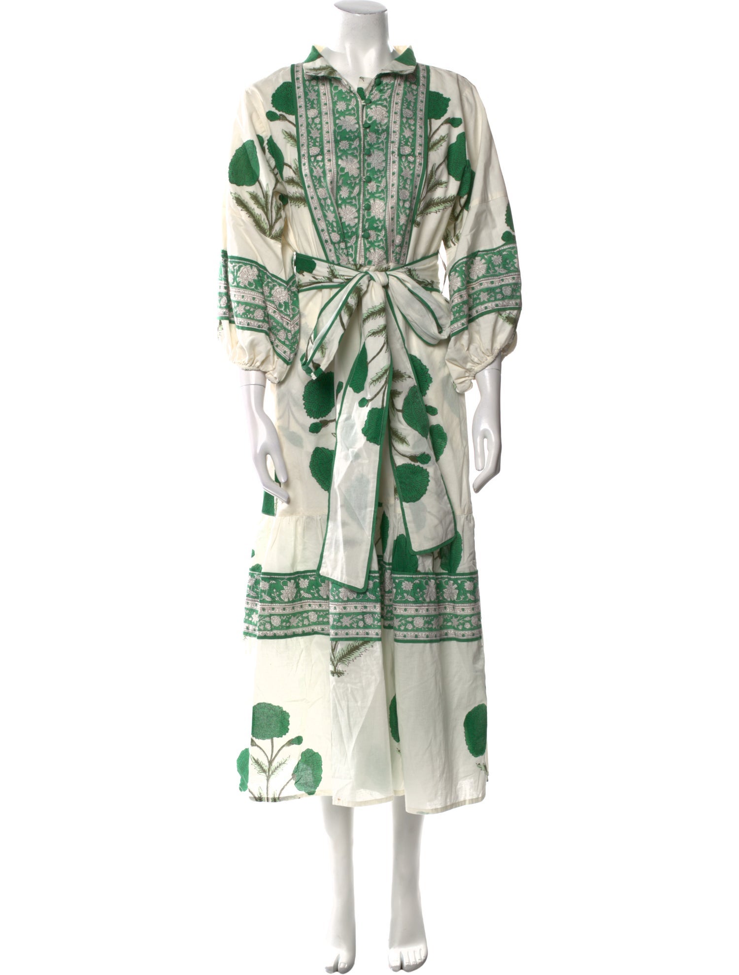 Sue Sartor Floral Print Long Dress