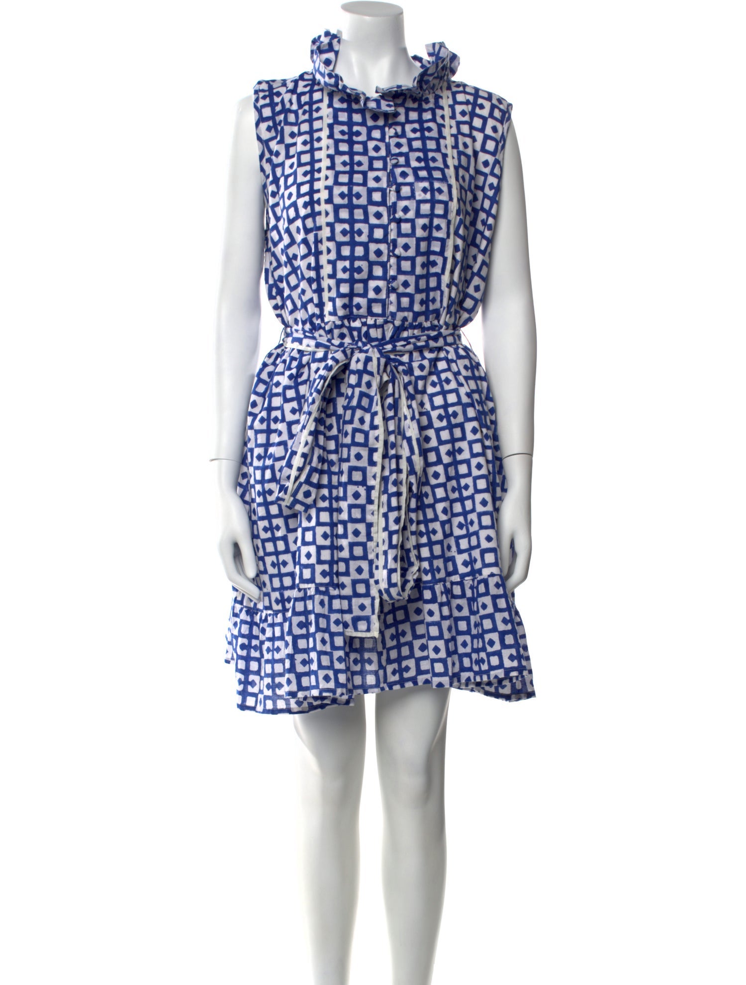 Sue Sartor Printed Mini Dress