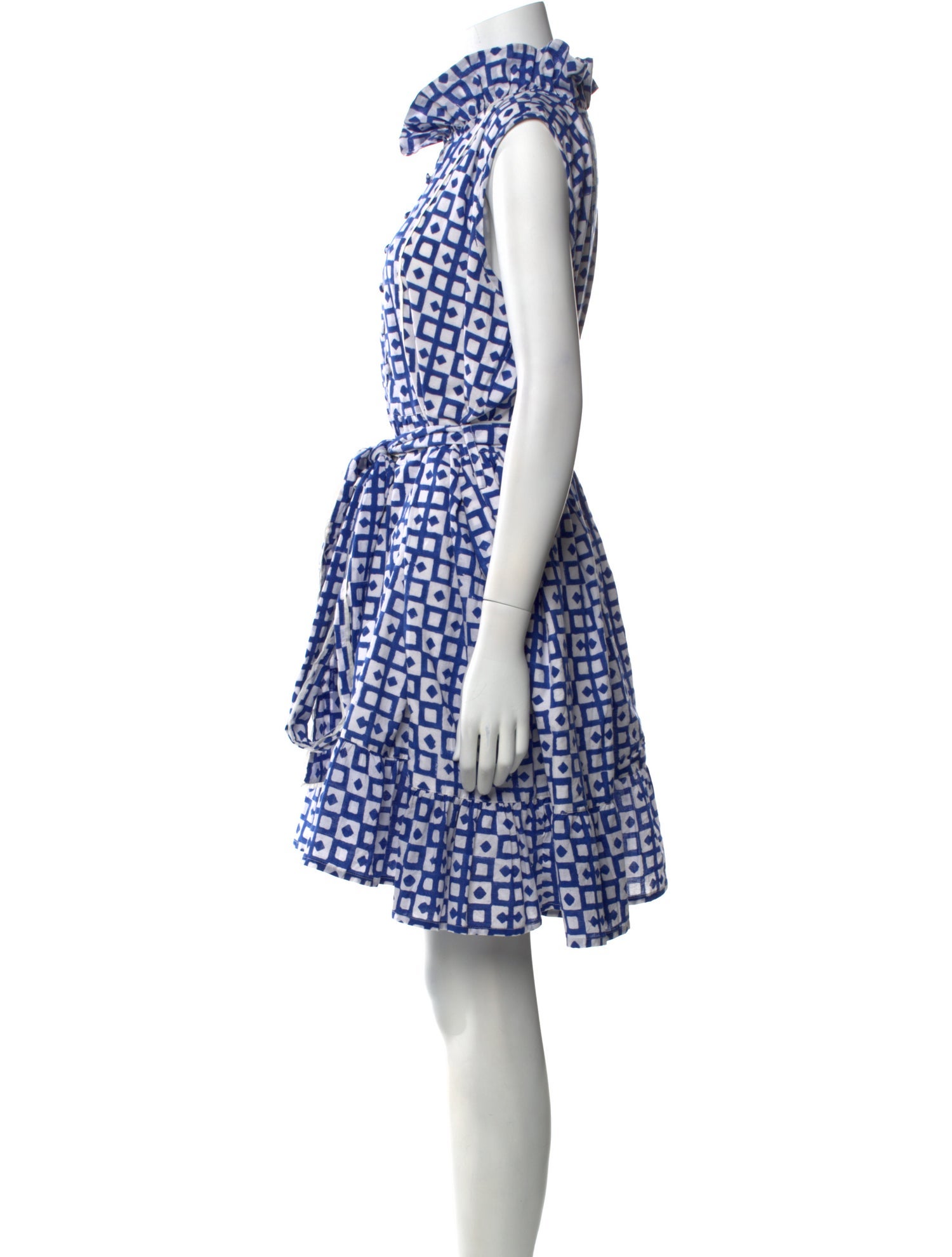 Sue Sartor Printed Mini Dress