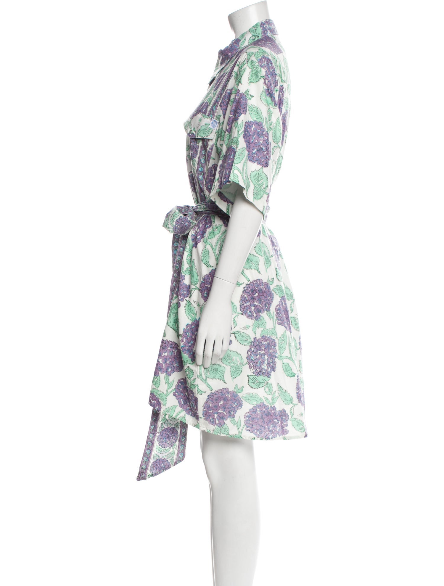 Sue Sartor Floral Print Mini Dress