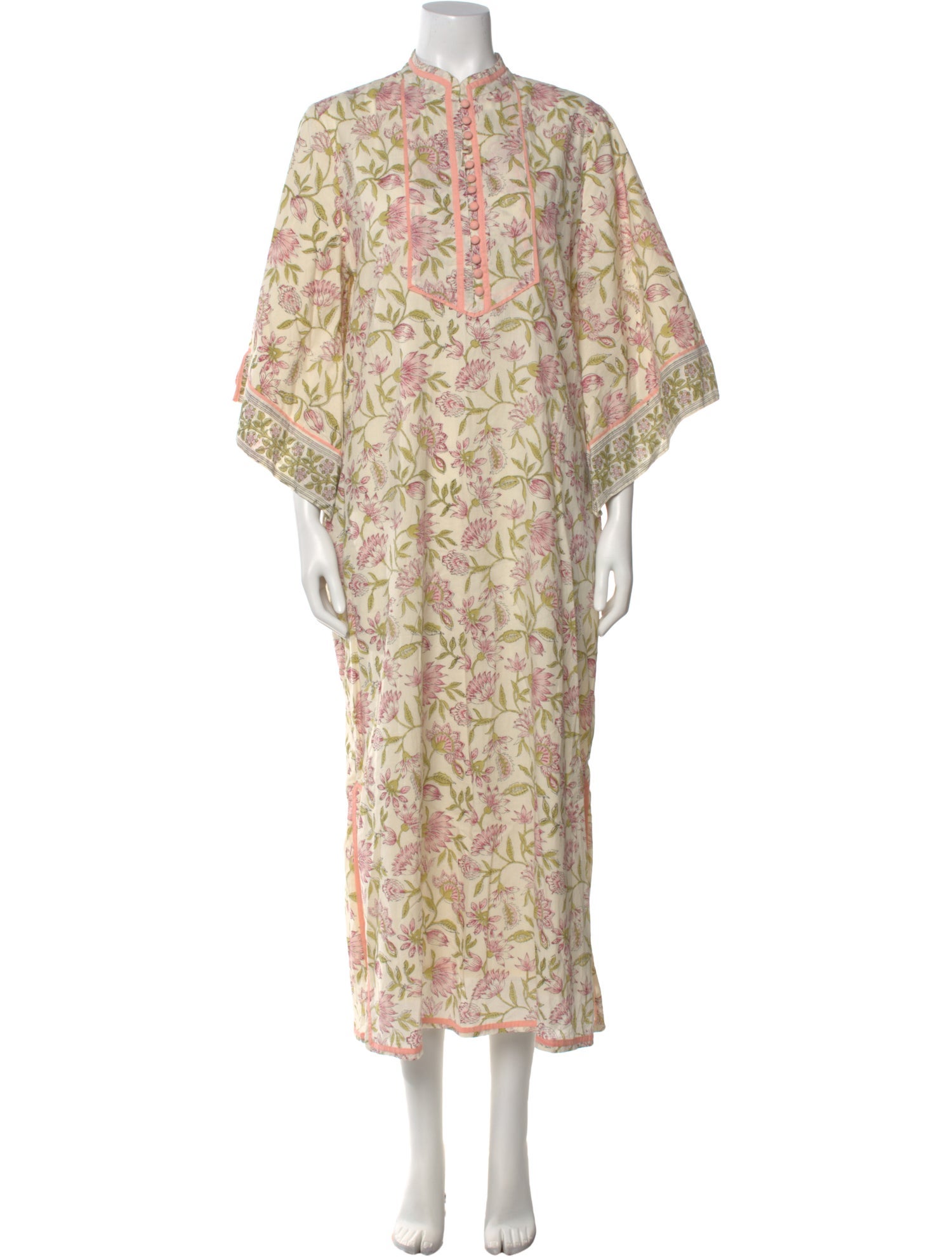 Sue Sartor Floral Print Long Dress