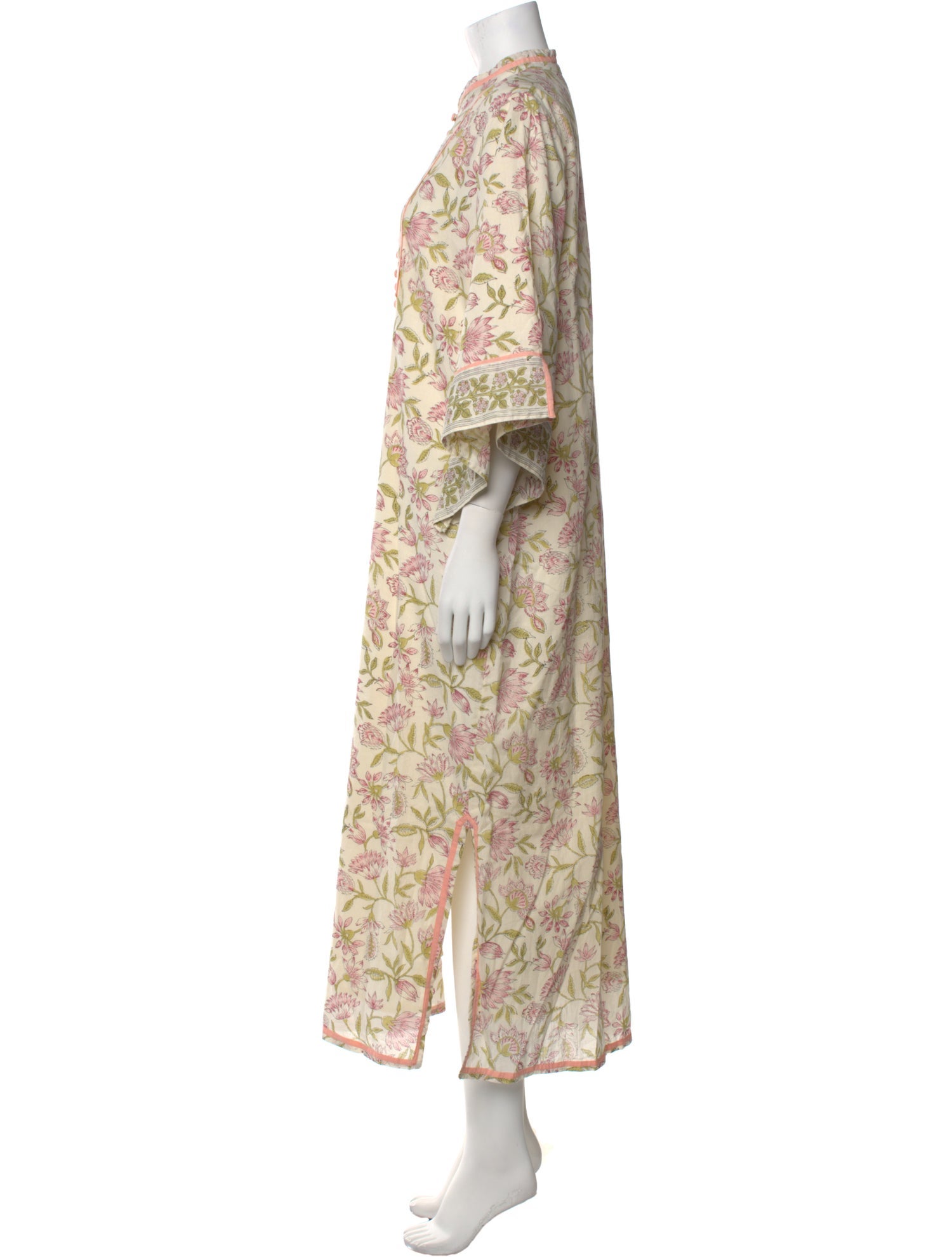 Sue Sartor Floral Print Long Dress