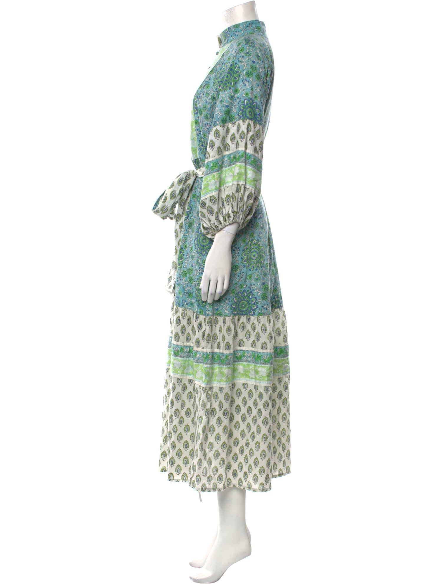 Sue Sartor Printed Long Dress