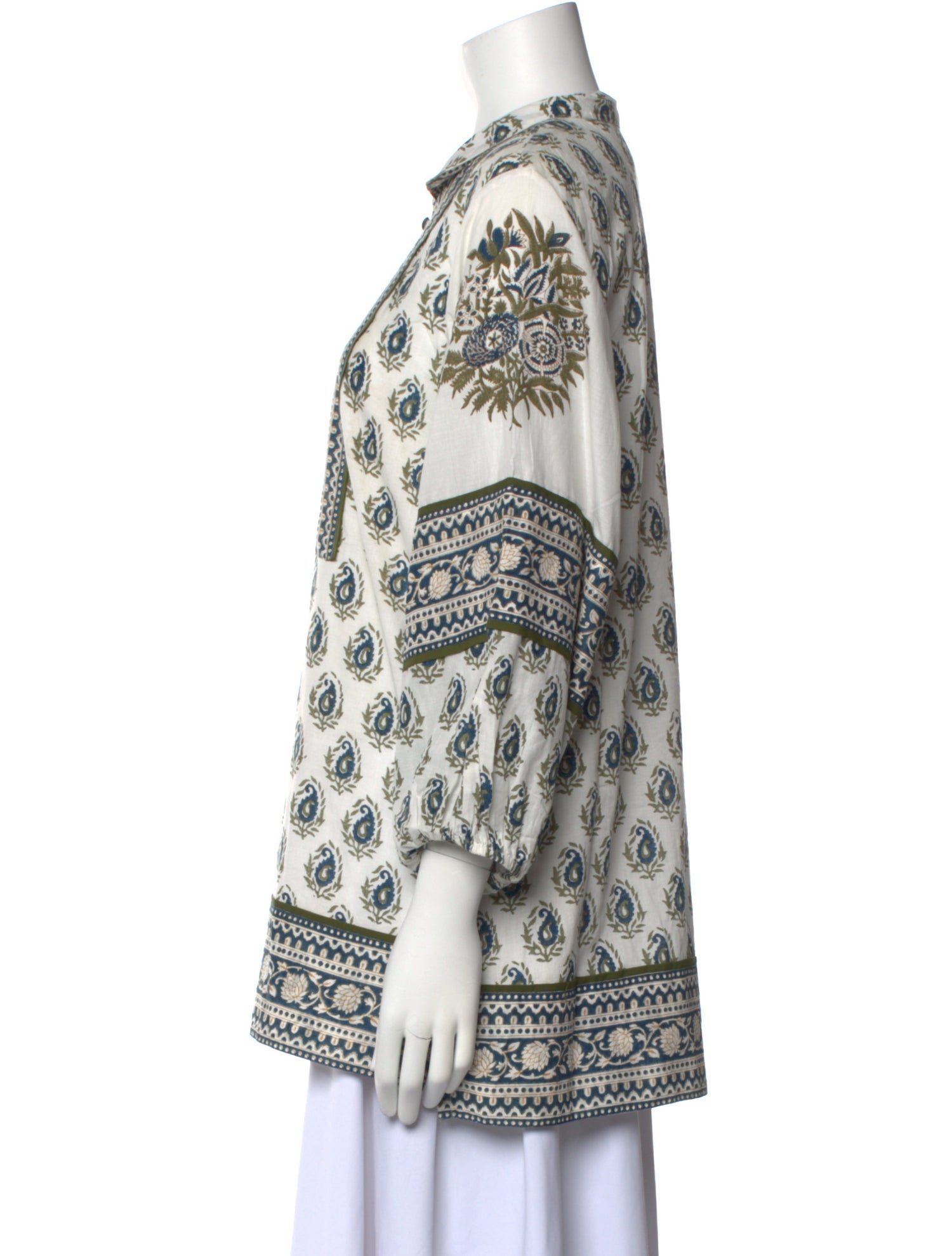 Sue Sartor Printed Long Sleeve Tunic