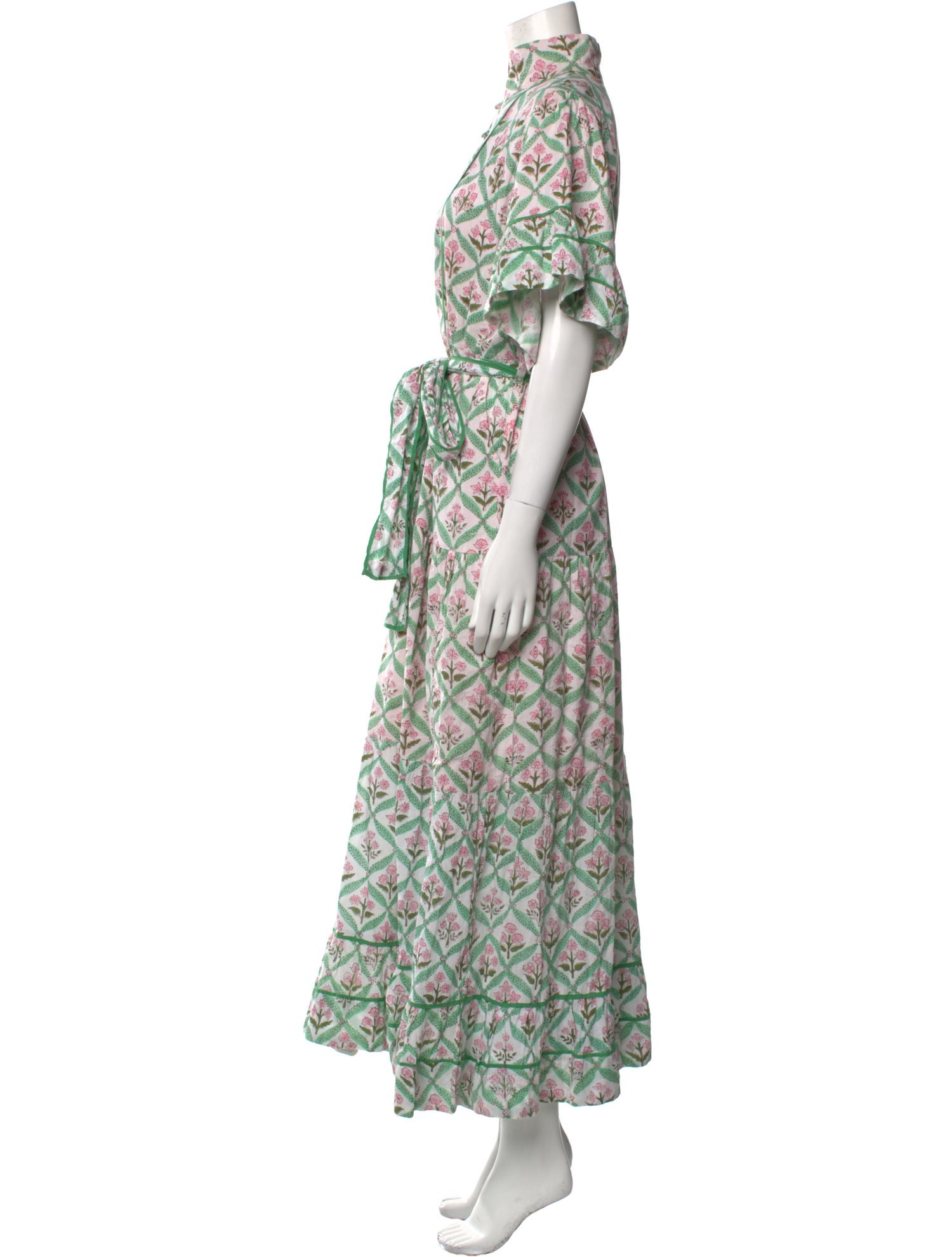 Sue Sartor Printed Long Dress