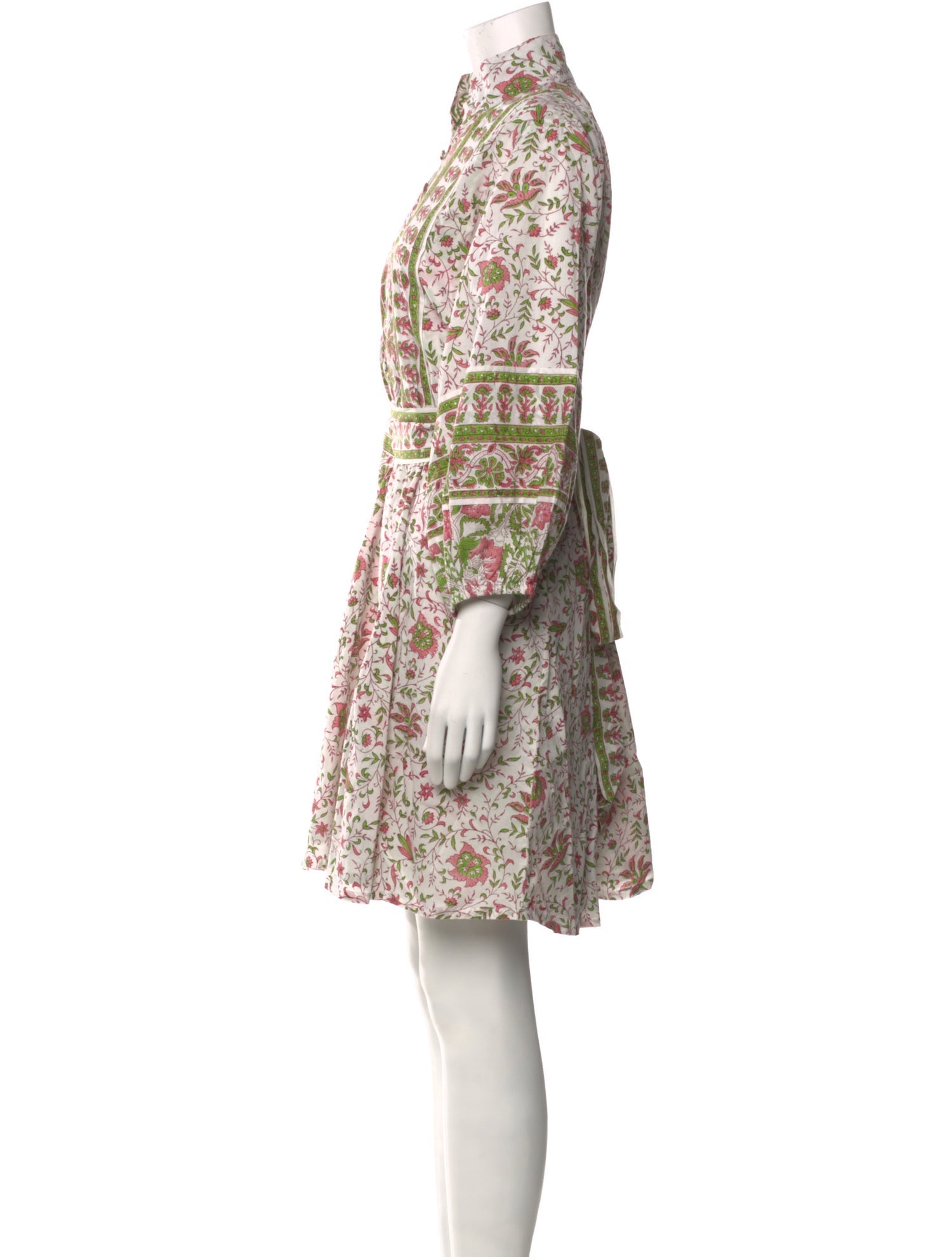 Sue Sartor Floral Print Mini Dress