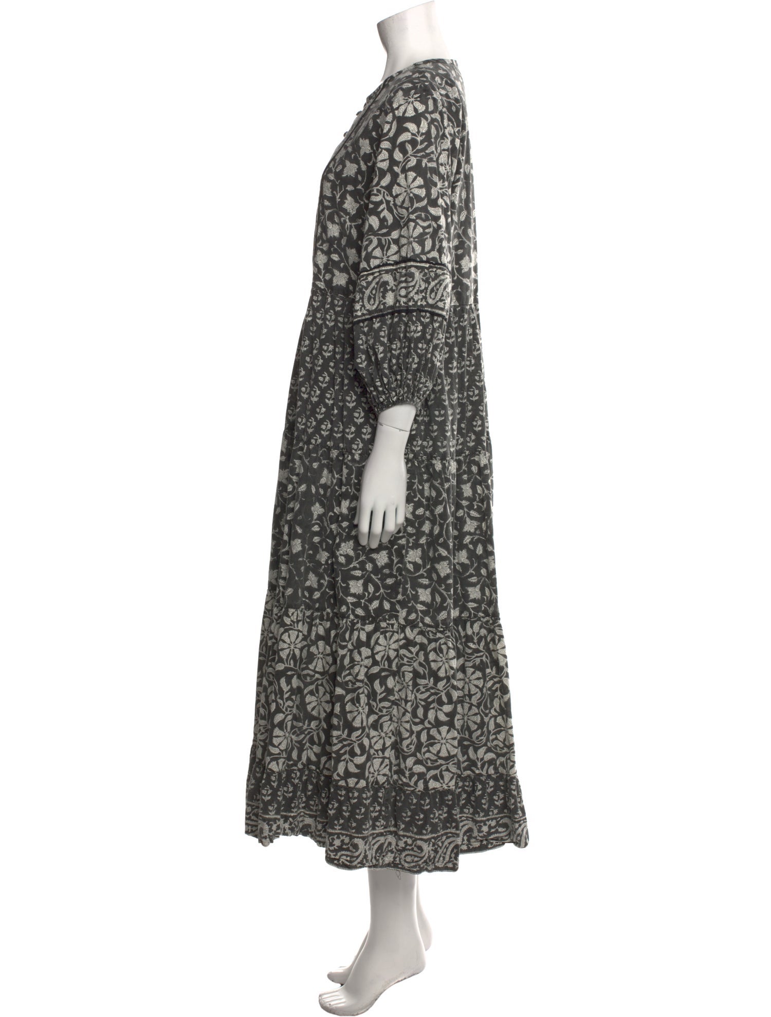 Sue Sartor Printed Long Dress