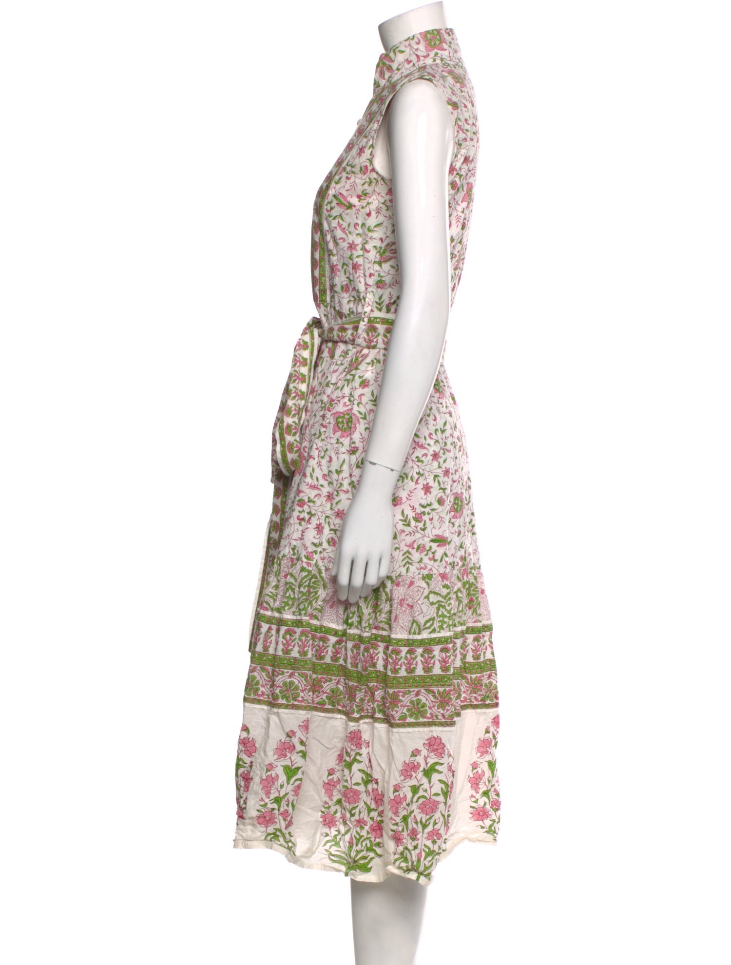 Sue Sartor Printed Midi Length Dress